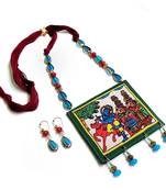 Blue agate necklaces