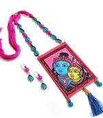 Pink agate necklaces