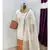 This fully stitched pure handloom  KURTA dupatta and palazzo