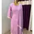 This fully stitched pure handloom  KURTA dupatta and palazzo