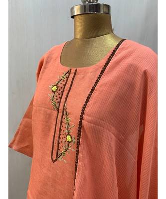 This fully stitched pure handloom  KURTA dupatta and palazzo 3