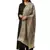 Anekaant Dark Grey & Gold Woven Paisley Pure Modal Shawl