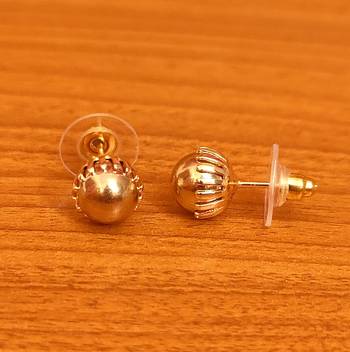 Gold studs 3