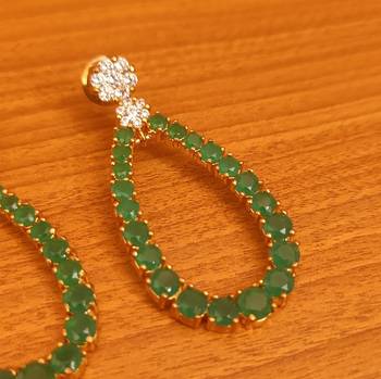Green danglers-drops 2