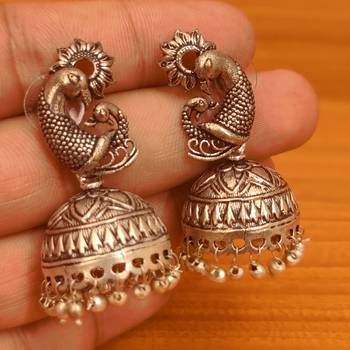 Silver jhumkas 2
