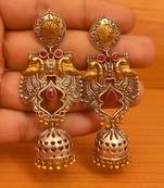 Red jhumkas