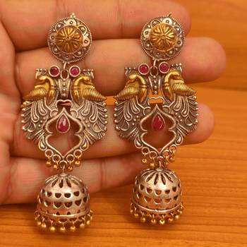 Red jhumkas 2