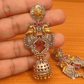 Red jhumkas 3