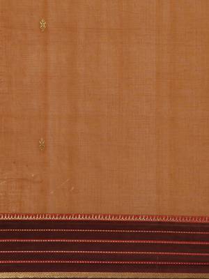 CLASSICATE from the house of The Chennai Silks Mustard Andhra Pure Cotton Saree Without Blouse 4