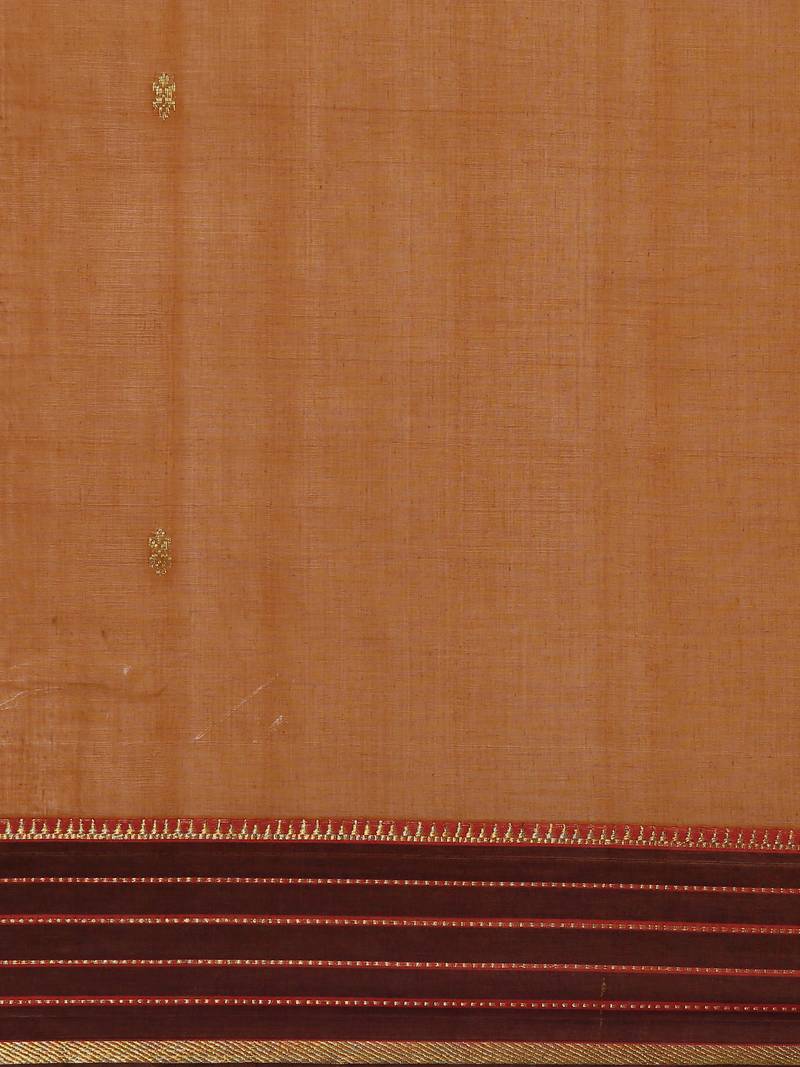 CLASSICATE from the house of The Chennai Silks Mustard Andhra Pure Cotton Saree Without Blouse