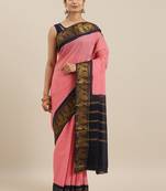 CLASSICATE from the house of The Chennai Silks Rose Madurai Sungudi Pure Cotton Saree Without Blouse