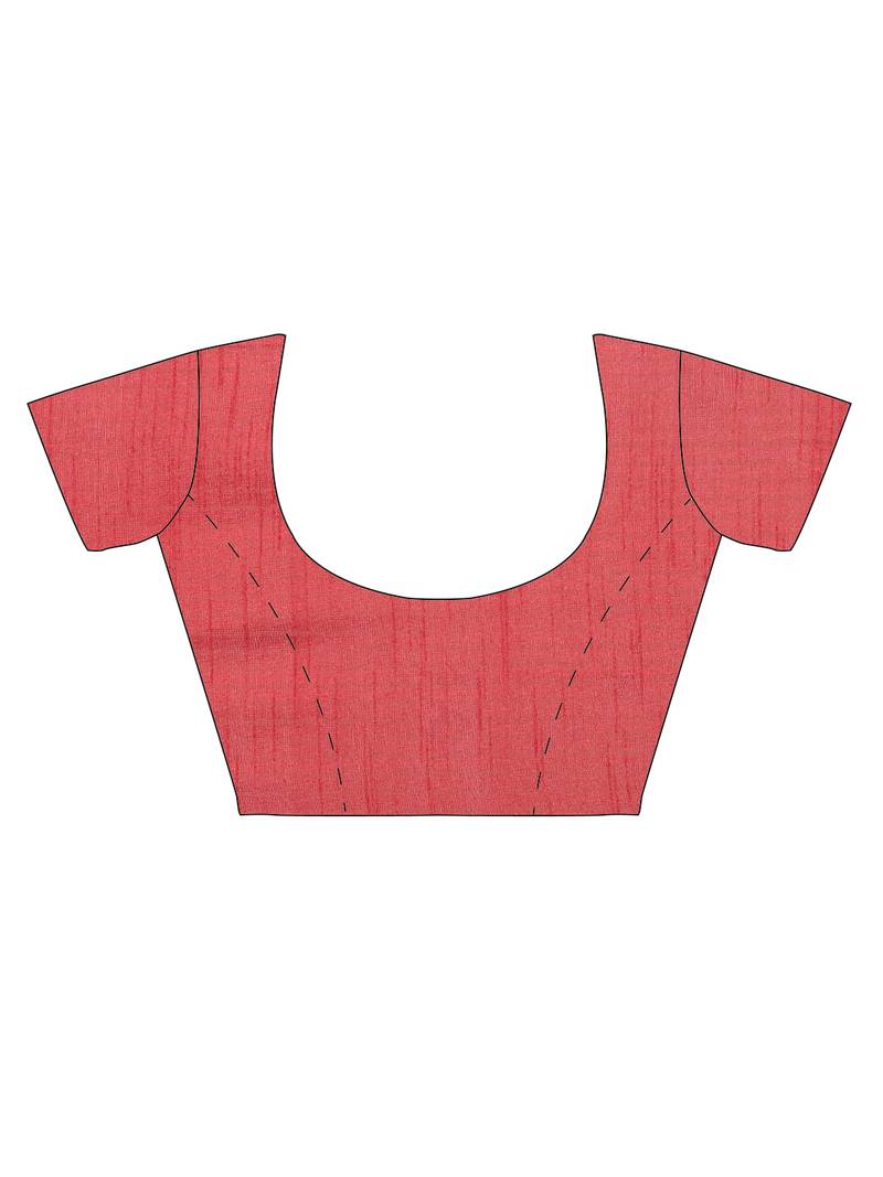 The Chennai Silks Beige Dupion Saree With Running Blouse