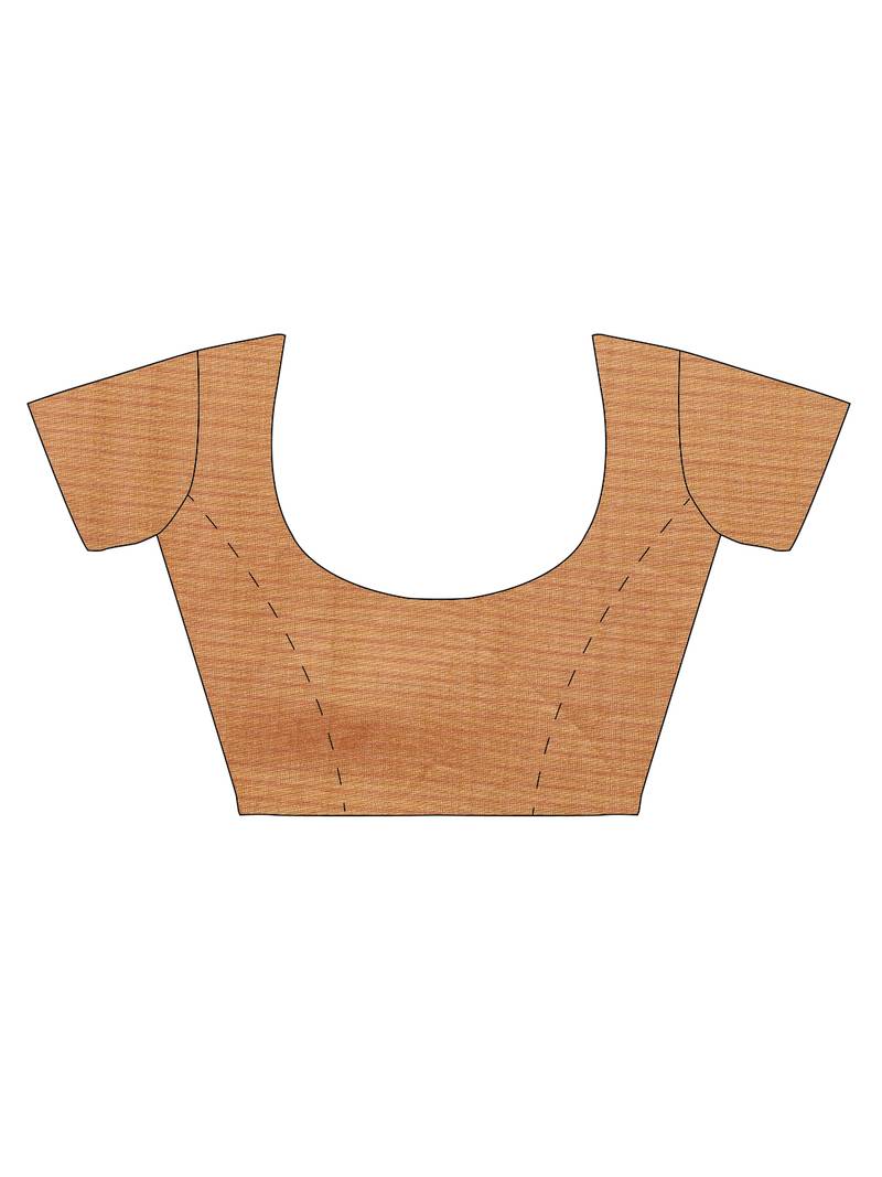 The Chennai Silks Burgundy Dupion Saree With Running Blouse