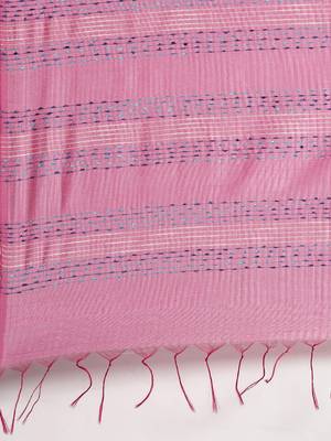 The Chennai Silks Rose Dupion Saree With Running Blouse 5