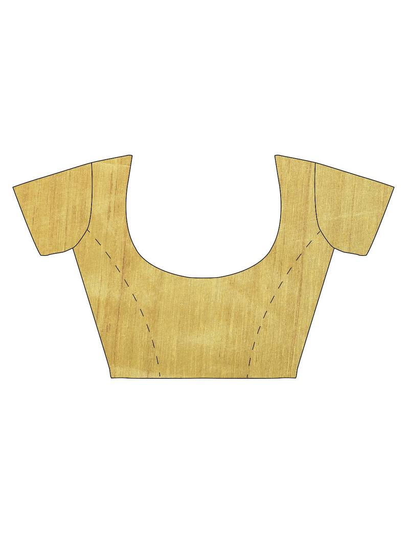 The Chennai Silks Grey Printed Dupion Saree With Running Blouse