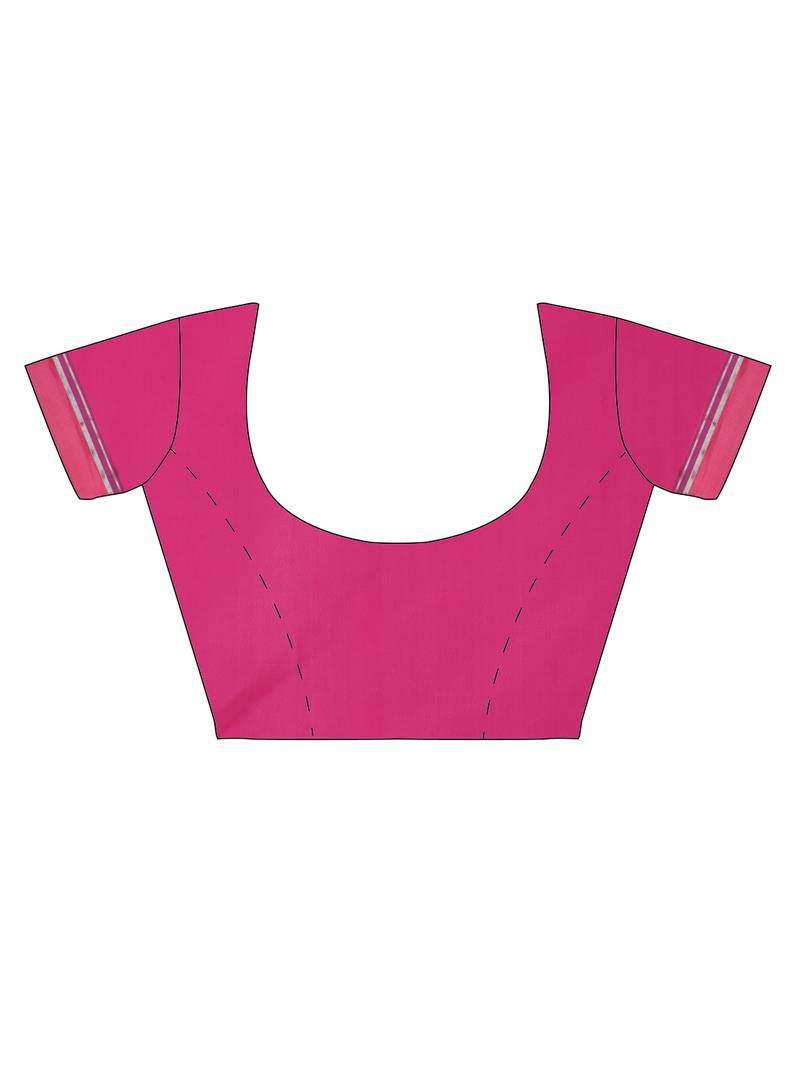 The Chennai Silks Yellow Silk Cotton Saree With Running Blouse