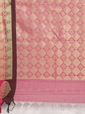 The Chennai Silks Grey Silk Cotton Saree With Running Blouse 5