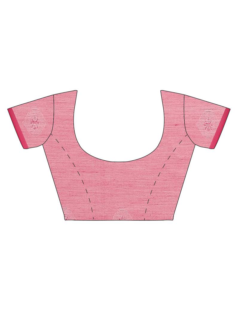 The Chennai Silks Grey Silk Cotton Saree With Running Blouse