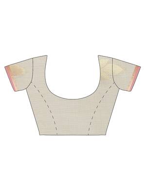 The Chennai Silks Grey Silk Cotton Saree With Running Blouse 6