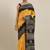 The Chennai Silks Yellow Batik Print Pure Cotton Saree With Running Blouse