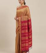 The Chennai Silks Kalyani Polycotton Saree With Running Blouse