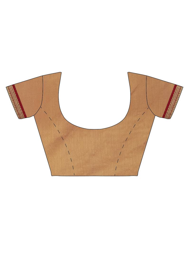 The Chennai Silks Kalyani Polycotton Saree With Running Blouse