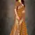 Mustard woven art silk saree with blouse