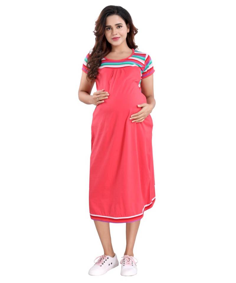 white christmas dresses Buy Maternity Mint Green Cotton Dress main image 0