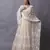 PEACH TULLE LEHENGA WITH SHELL SIPPY WORK ALL OVER EMBROIDER DUPATTA IN LEAF PATTERN