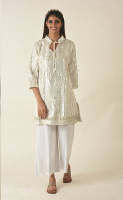 Gota kurti embroiedered set 1