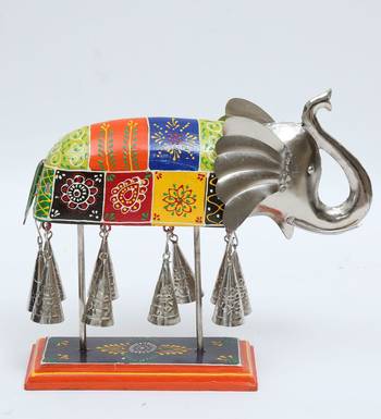 Wood Elephant Animal Figurine 2