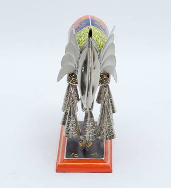 Wood Elephant Animal Figurine 5