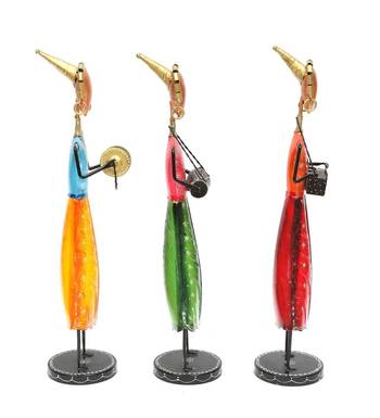 lady musician Figurine Set Of 3 6
