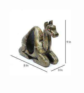 camel Wood Animal Figurine 4