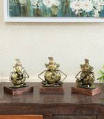Ganesh Musical Showpiece Set Of 3