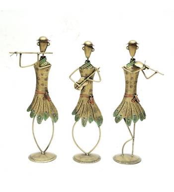 Lady Human Figurine Set Of 3 2