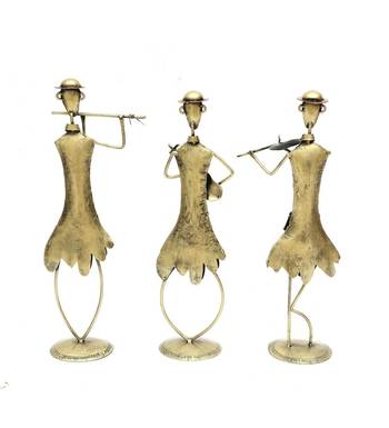 Lady Human Figurine Set Of 3 3