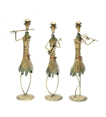 Lady Human Figurine Set Of 3 4