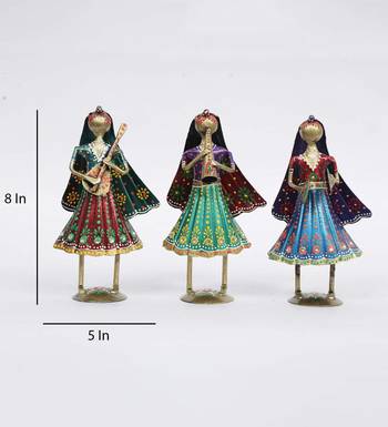 Lady Mini Human Figurine, Set of 3 5