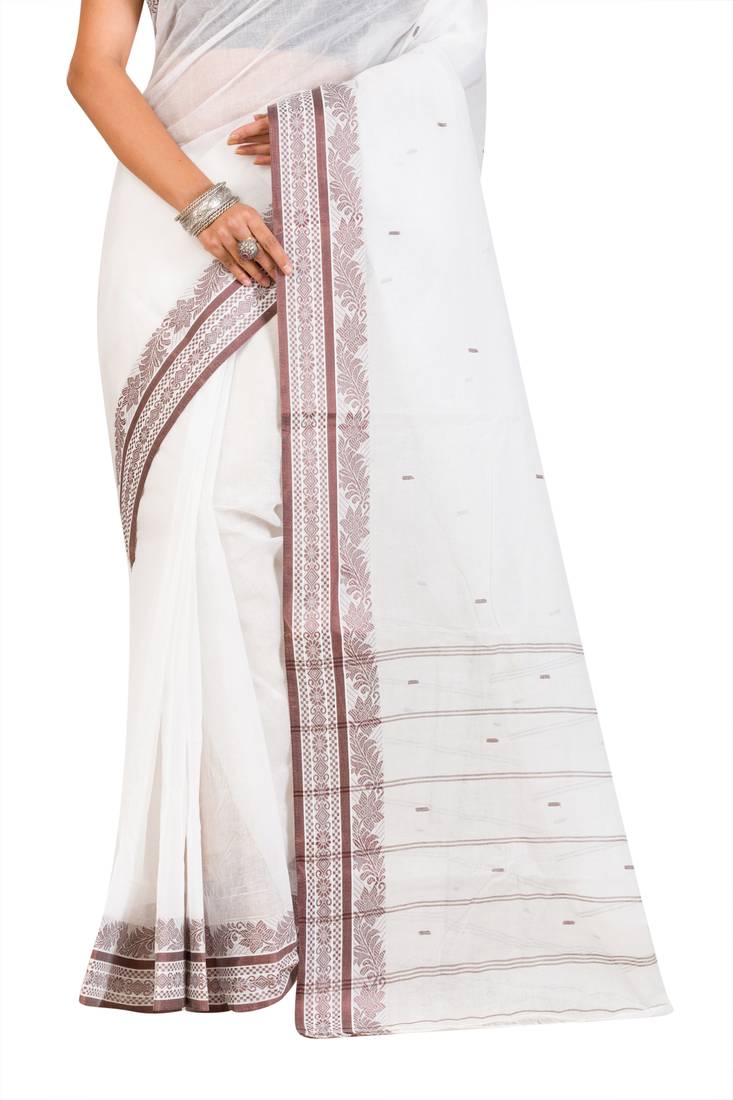 white cotton handloom sarees