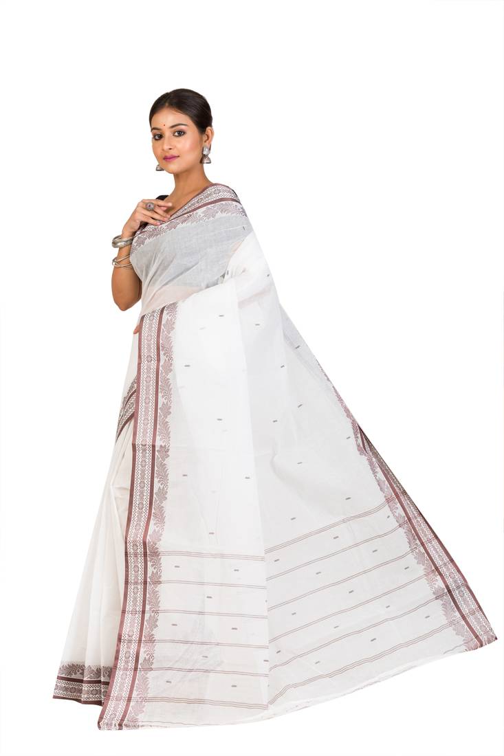 white cotton handloom sarees