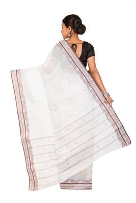 white cotton handloom sarees 7
