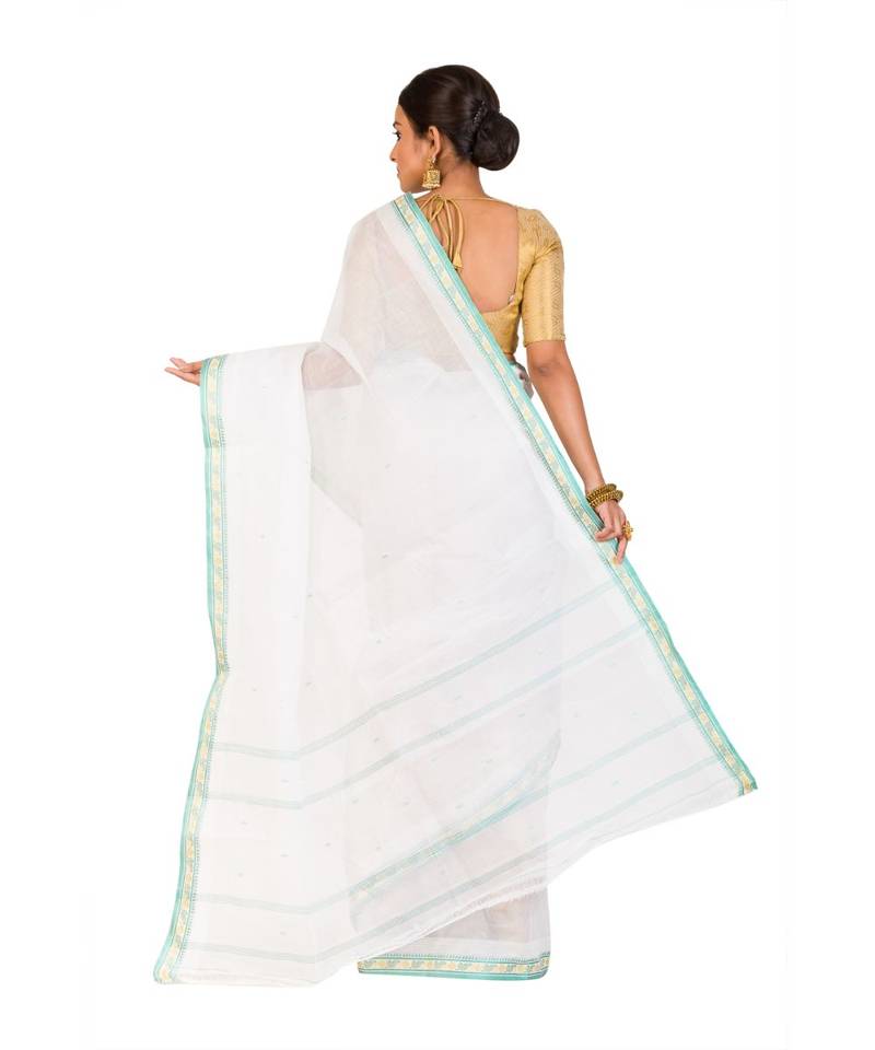 white cotton handloom sarees