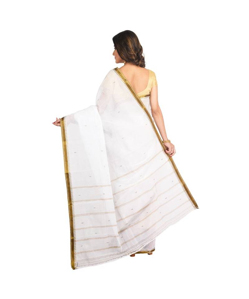white cotton handloom sarees