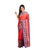 pink cotton handloom sarees