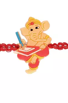 Fancy Cartoon Character Bal Ganesha Rakhi Bracelets for Boys & Kids (R030)