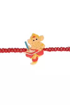 Fancy Cartoon Character Bal Ganesha Rakhi Bracelets for Boys & Kids (R030)