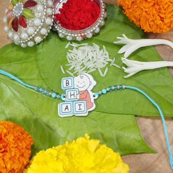 Baby Printed Rakhi for Boys/Kids  1