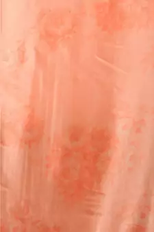 Orange Japan Satin All Over Flower Printed Saree With Seprate Blouse