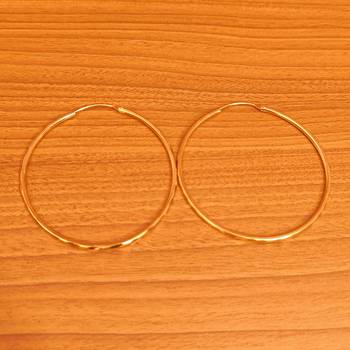 Gold hoops 1